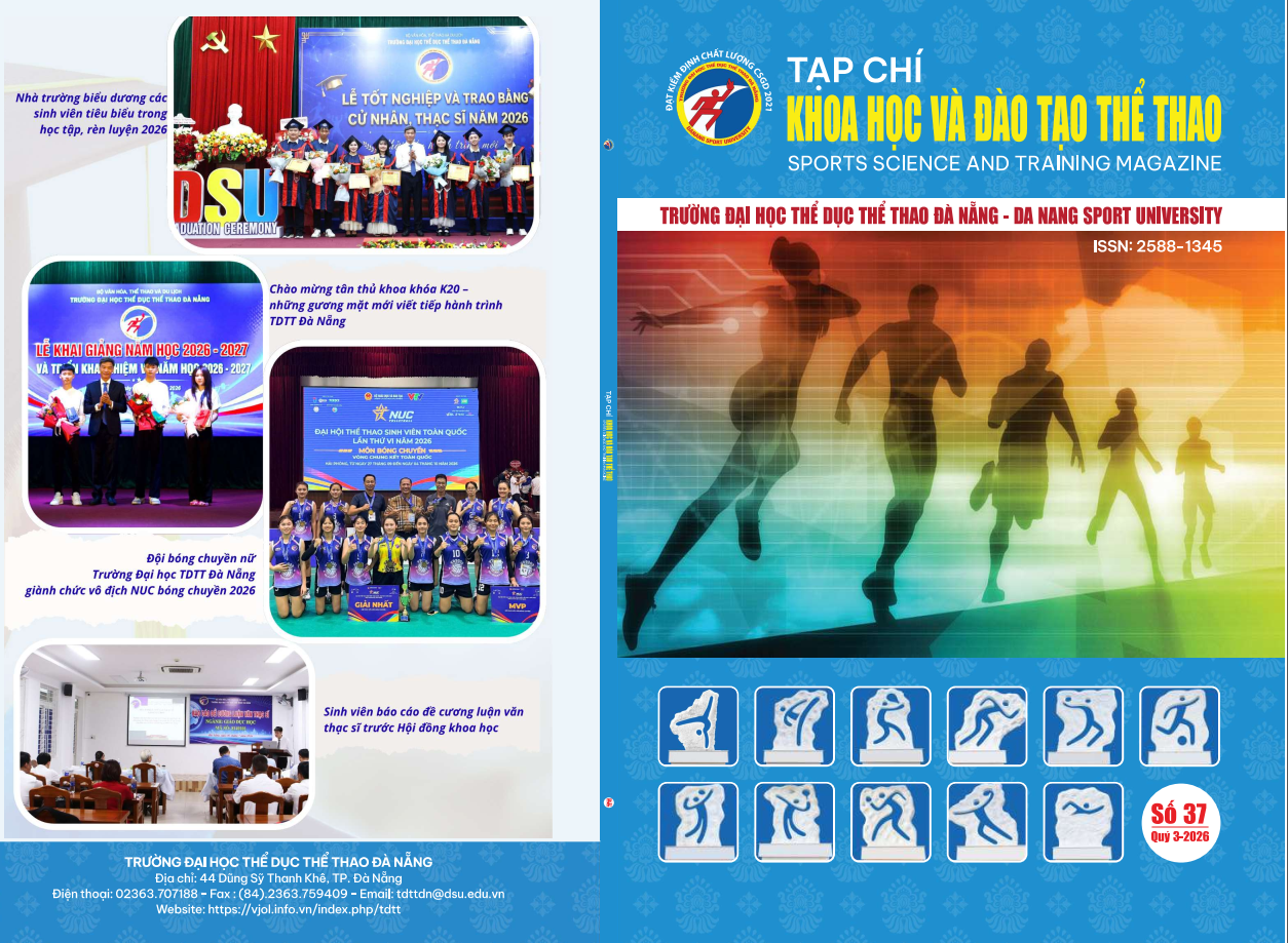 					Xem Số 37 (2026):  Tạp chí Khoa học và đào tạo thể thao (Quý 3/2026)
				