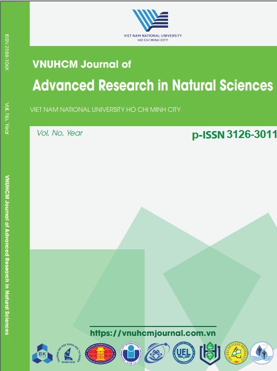 VNUHCM Journal of Advanced Research in Natural Sciences (Tên cũ: Tạp chí Phát triển Khoa học & Công nghệ: Khoa học Tự nhiên)