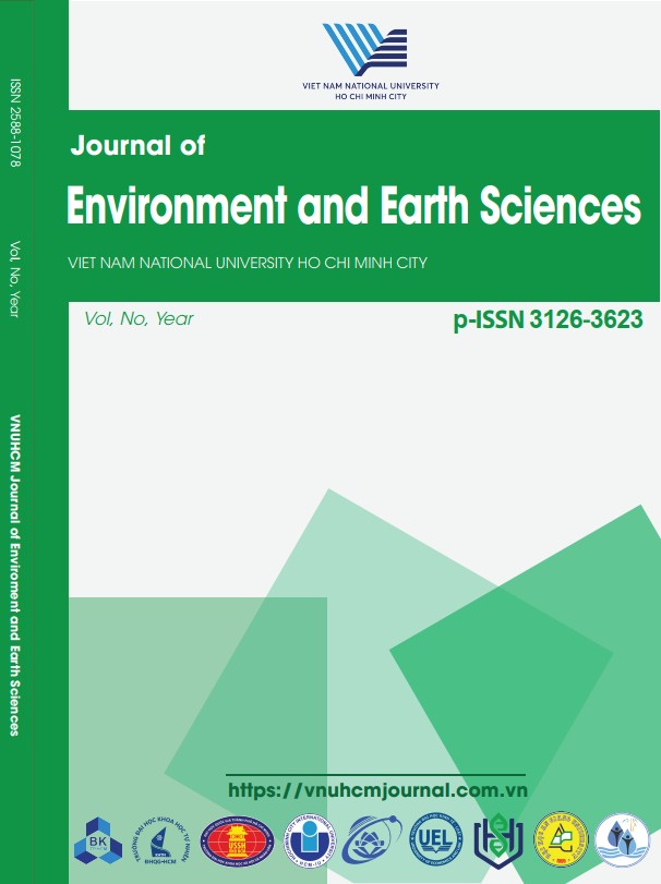 VNUHCM Journal of Environment and Earth Sciences (Tên cũ: Tạp chí Phát triển Khoa học & Công nghệ: Khoa học Trái đất và Môi trường)