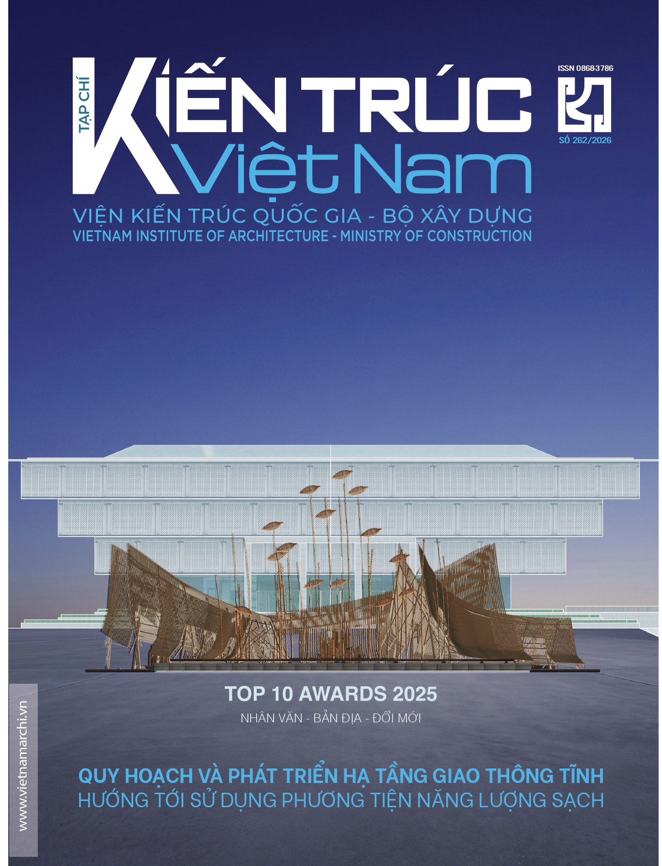 					View Vol. 1 No. 262 (2026): QUY HOẠCH VÀ PHÁT TRIỂN HẠ TẦNG GIAO THÔNG TĨNH HƯỚNG TỚI SỬ DỤNG PHƯƠNG TIỆN NĂNG LƯỢNG SẠCH
				