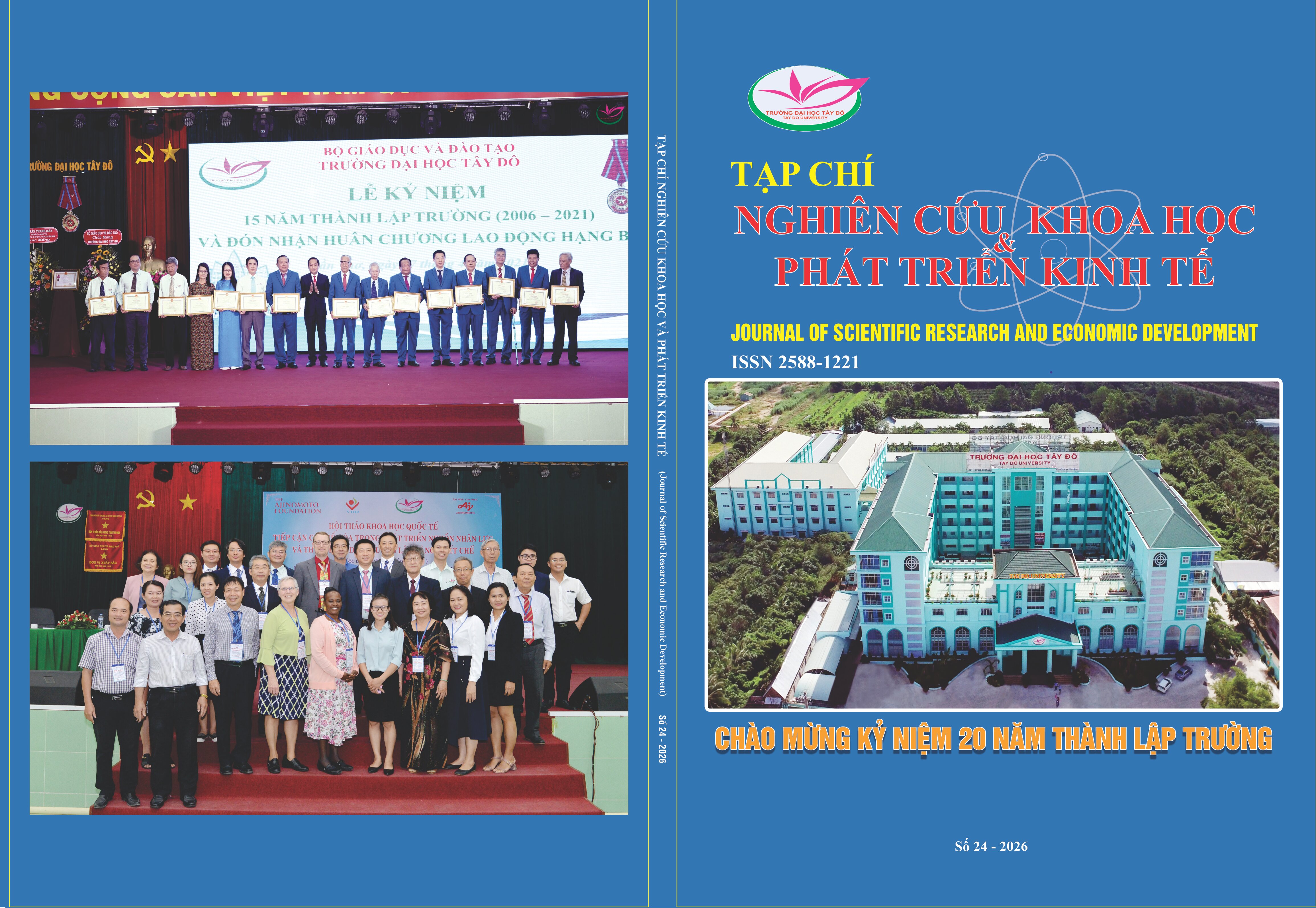 					View No. 24 (2026): Tạp chí nghiên cứu khoa học và Phát triển kinh tế
				