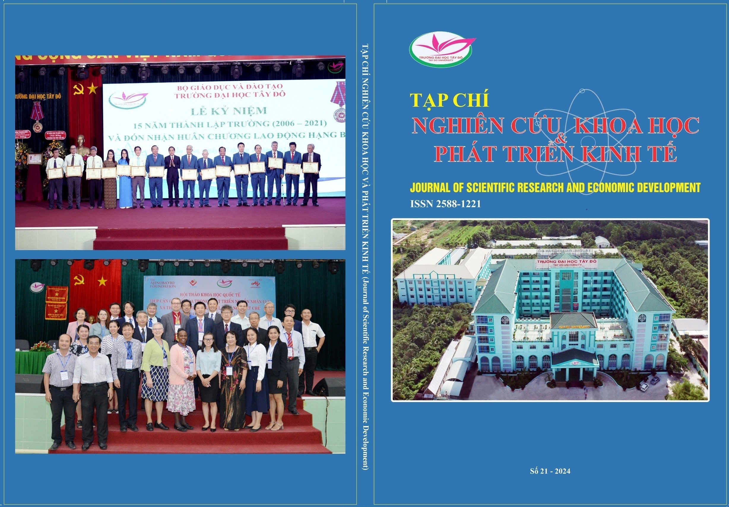 					Xem Tập 21 (2024): Tạp chí Nghiên cứu khoa học và Phát triển kinh tế Trường Đại học Tây Đô
				
