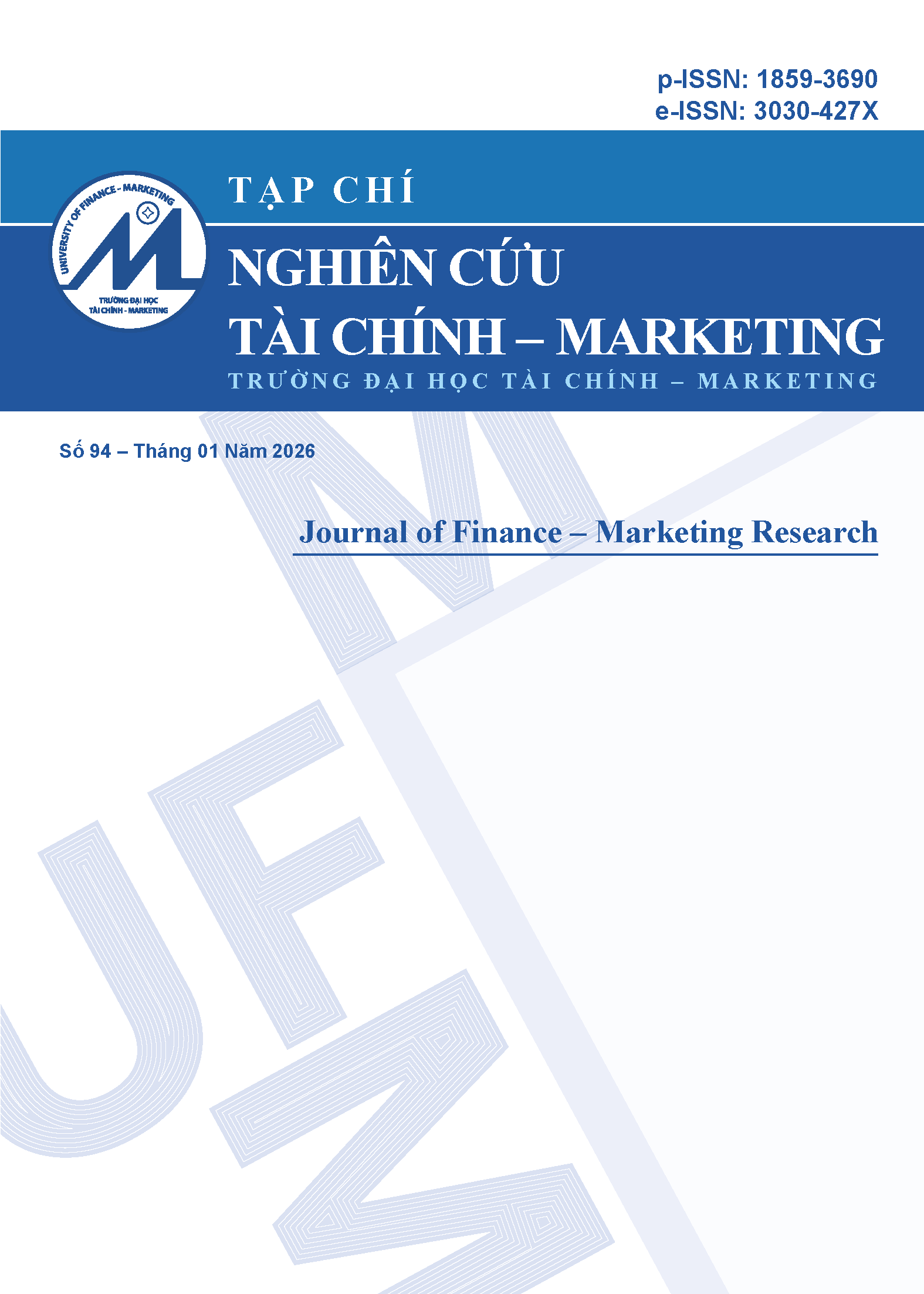 					View Vol. 17 No. 1: Số 94 (2026)
				
