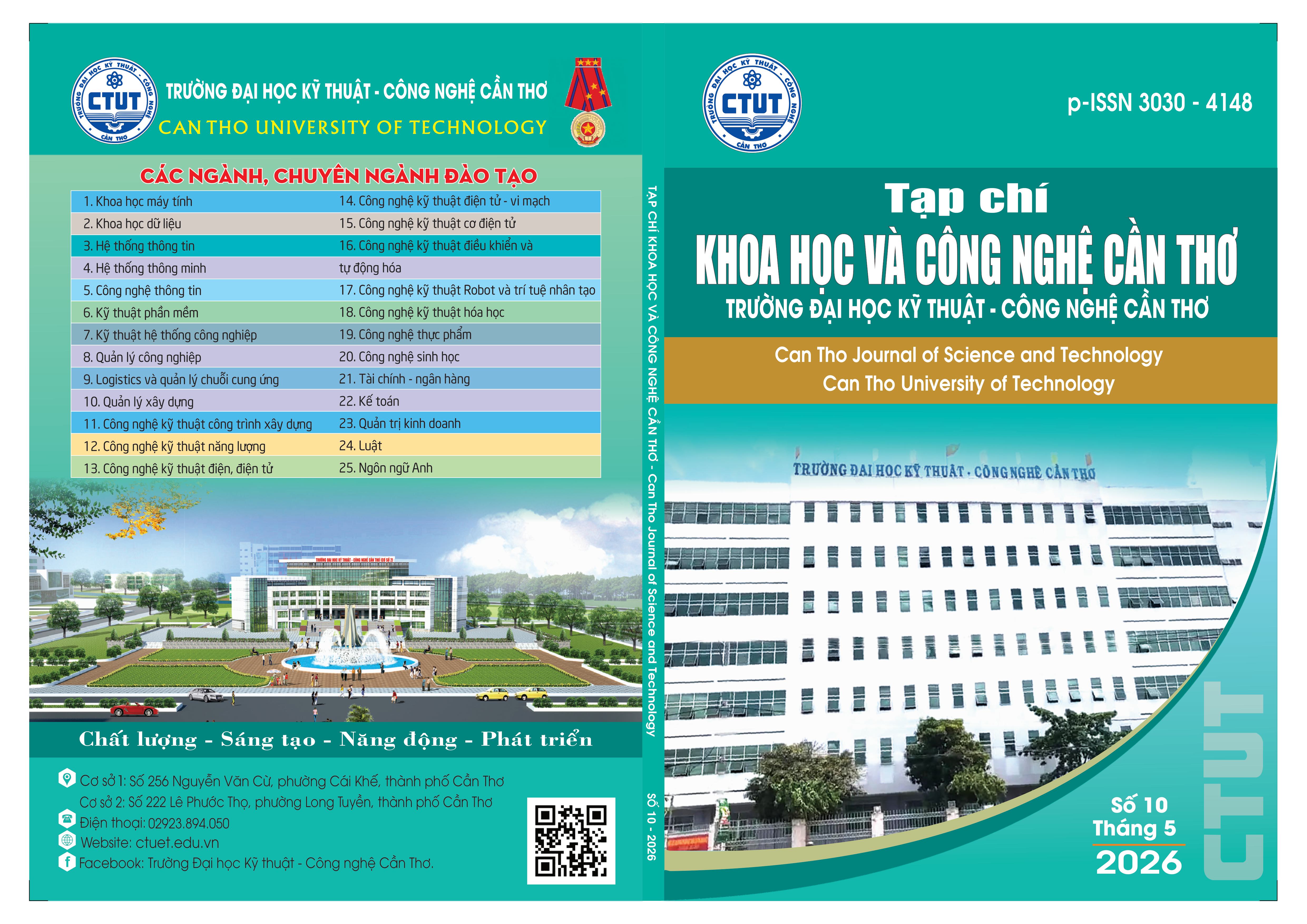 					View No. 10 (2026): Can Tho Journal of Science and Technology
				