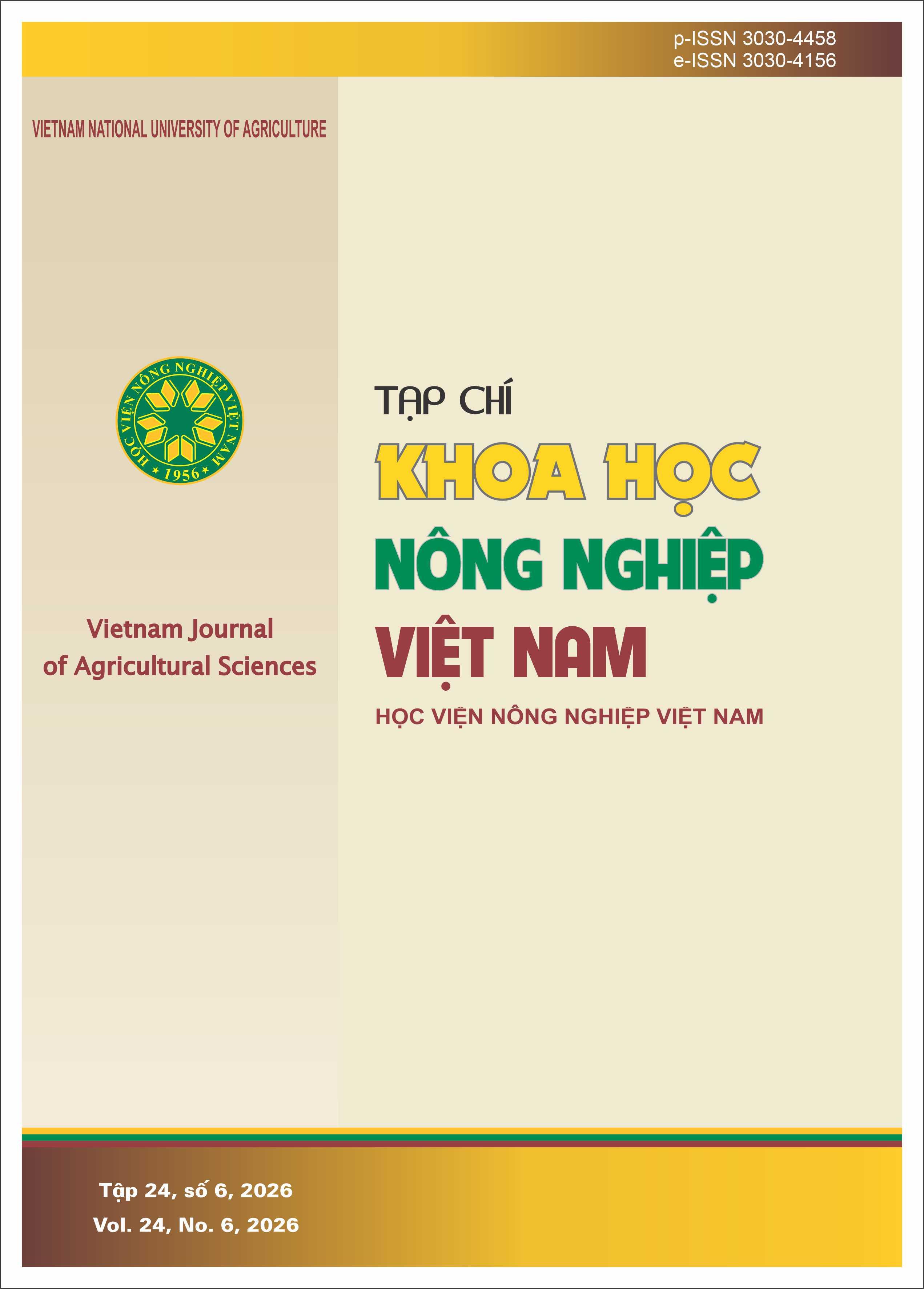 Tạp chí Khoa học Nông nghiệp Việt Nam